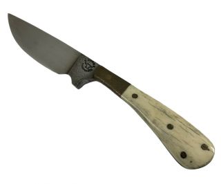 B Brown Custom Fixed Blade Knife Bone Handforged Anvil Maker Mark 8 - 1/4 " 5076 - Mp