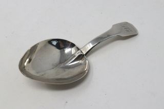 A Splendid Unusual Antique Georgian C1811 Solid Silver Love Heart Caddy Spoon
