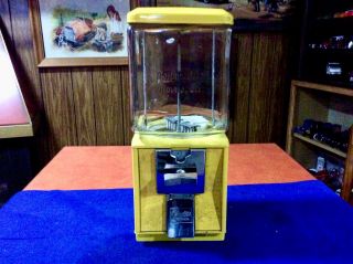 Vintage,  Curtis Products, .  25 Cents Candy/gum Ball Machine,