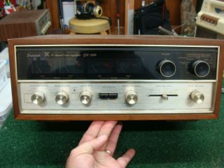 Vintage Sansui Qs - 500 4 - Channel Rear Amplifier Japan Stereo Unit Quadraphonic