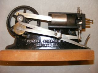 Vintage Central Scientific Company Hit Miss Engine Cutout Display