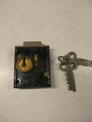Vintage Yale Safe Lock With Key,  Spare