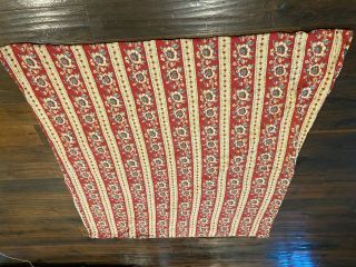 Vintage 1990 Ralph Lauren Home Red Floral Full Duvet Comforter,  4 Shams & Skirt