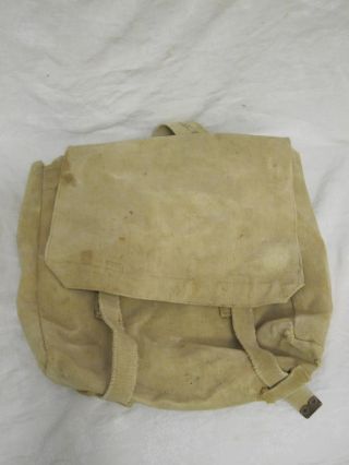 Vintage 1941 1950 Palestine British Israel Army Idf Zahal Combat Backbag Bag