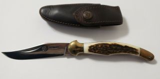 Szankovits Folding Knife Made In Hungary With Stag And File Work