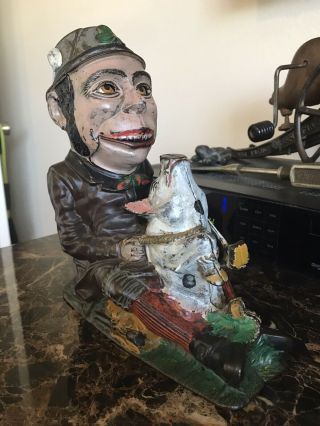 Paddy And The Pig Cast - Iron Mechanical Bank By J & E Stevens