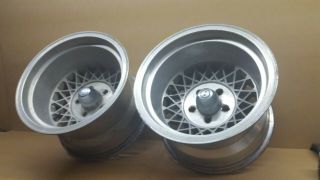 Vintage Superior Wire Mags Wheels 15 X 10 Removed From 1971 Chevelle