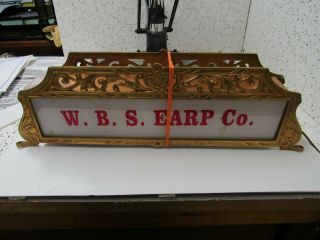 Bronze Electric Sign From An Ncr Cash Register In Need Of Help