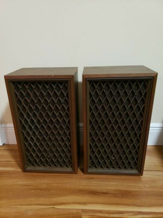 Pioneer Cs - 33a - Hi - Fi Speakers Pair Vintage - Guc - W/grills - Fb Branded