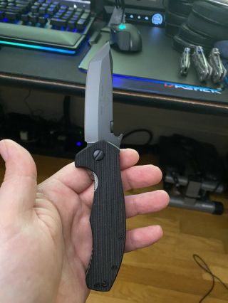 Emerson Knives Mini Roadhouse Bt Knife Plain Edge Blade