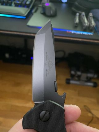 Emerson Knives Mini Roadhouse BT Knife Plain Edge Blade 2