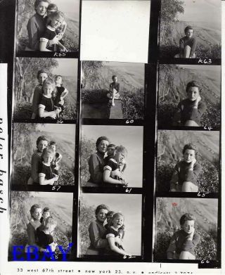 Deborah Kerr Vintage 21/4 Contact Sheet Photo