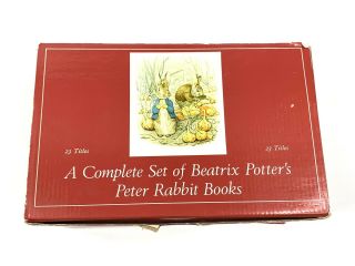 Vintage Beatrix Potter The Peter Rabbit Books 23 Books Box Set