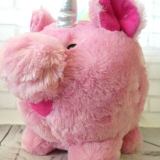 Pig Plush Unicorn Piggy Bank Coin Money Saving Bank Box Christmas Gift For Kids
