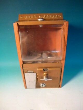 Vintage Baby Grand By Victor Vending,  Gumball Machine - -