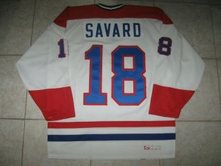 Vintage 18 Denis Savard Montreal Canadiens Off.  Lic.  Ccm Jersey,  Size Men 