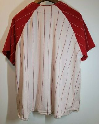 Vintage the Disney Store Mickey All - Stars Red White Baseball Jersey Size XL 2