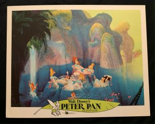 Peter Pan Lobby Card R71 Walt Disney Productions Neverland Mermaids