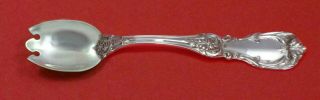 Burgundy By Reed And Barton Sterling Silver Ice Cream Dessert Fork Custom 6 "