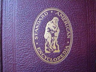 Standard American Encyclopedia Complete Set Of 20 Volumes 1940 Vintage Oxblood