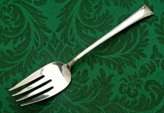 Serenity By International Sterling Silver Cold Meat Fork 9 "