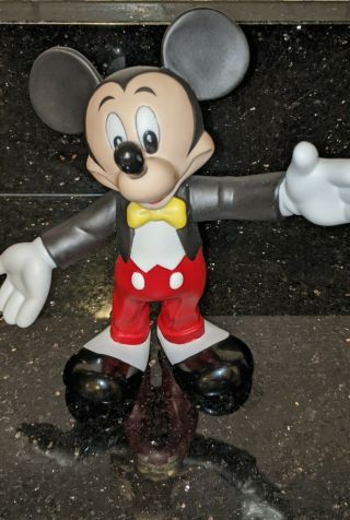 Vintage Walt Disney Mickey Mouse Tuxedo Porcelain Ceramic 6 " Statue Figurine