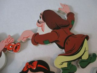 Vintage Disney Snow White And The 7 Dwarfs Dolly Toy Co.  Hanging Nursery Decor 3