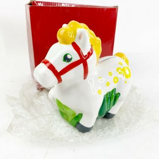 Wells Fargo Horse Piggy Bank Ceramic Figurine Chinese Year Of The Horse