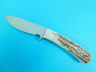 Jack Squires,  Or.  243 Handmade Integral Drop Point Hunter Stag Knife