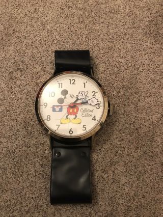 Disney Channel Collectors Edition Mickey Mouse Giant Wristwatch Wall Clock,  38 "