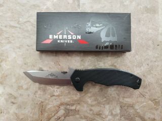Emerson Knives Mini Roadhouse Sf Knife Satin Plain Edge Blade