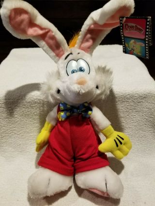Vintage 1987 Playskool Disney Who Framed Roger Rabbit Plush Doll 18 "
