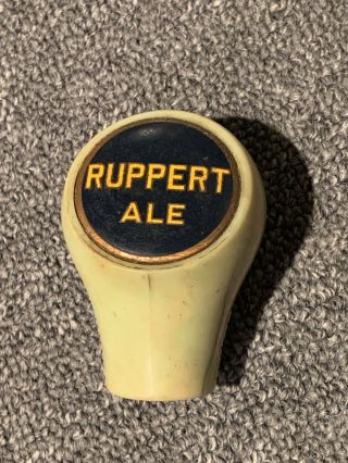 Vintage Ruppert Ale Tap Ball Knob Beer Jacob