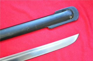 Japanese Nco Sword Samurai Katana Signed Blade Copper Handle Steel Sheath S780 3