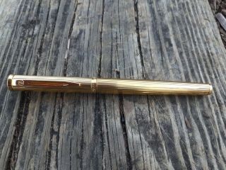 Vintage Waterman 18k / 750 Gold Nib Fountain Pen From An Estate