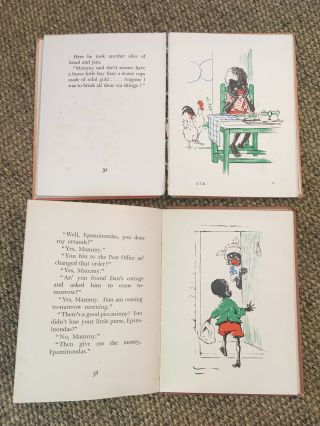 2 Vintage Epaminondas Tries To Be Brave & The Lettuces By Constance Egan 1937? 3