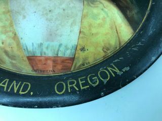 Vintage Gambrinus Brewing Co.  Beer Tray Portland Oregon Prepro & RARE Dated 1901 6