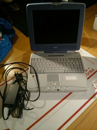 Vintage Fujitsu Lifebook I Series Laptop Windows 98 Dvd Player Fpc07020ap