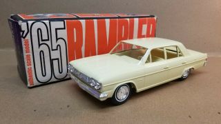 Vintage Dealer Promo Model Car 1965 Amc Rambler W/ Box