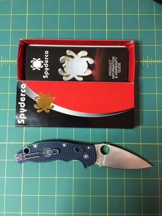 Spyderco Manix 2 Frcp Folding Knife Dark Blue Cpm 110v