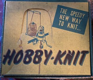 Hobby - Knit Icord Knitting Machine Metal Vintage Hobby Knit