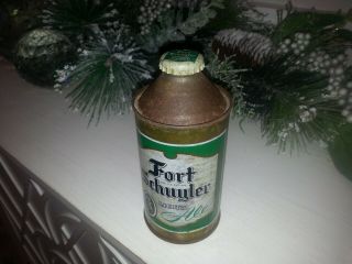 Fort Schuyler Cone Top Beer Can Utica Brewing,  Utica,  York Cap