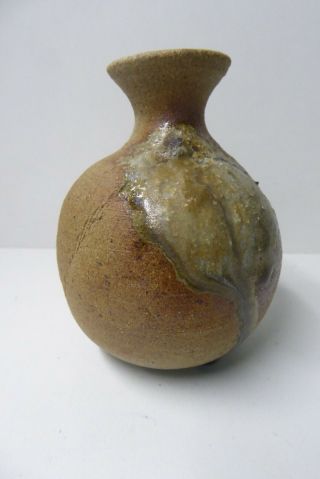Vintage Col Levy Australian Pottery Ceramic Vase Signed To Base