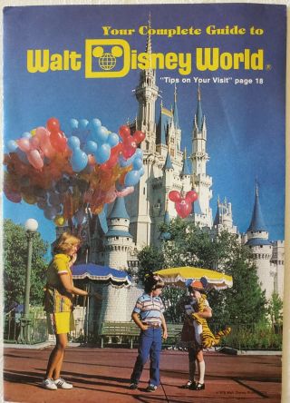 Rare Vintage 1978 Walt Disney World Resort Magic Kingdom Souvenir Guide Book