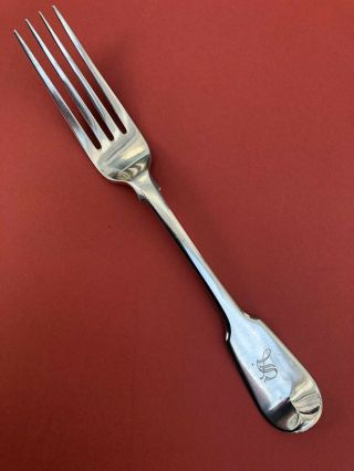 William Iv Hallmarked Sterling Silver Table Fork - London 1834
