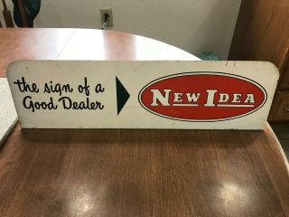 Vintage Idea Farm Machinery Implement Display Sign