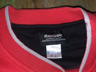 Liverpool FC Reebok Training ‘Vintage’ Sweatshirt,  Red,  XL - 2