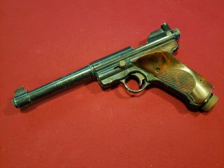 Vintage Crossman Mark 1 Target 22 Cal Pellet Gun Luger Style Complete