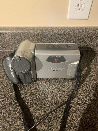 Sharp Viewcam Vl - Ah130 Hi - 8 Analog Camcorder Vintage