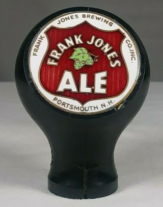 Old Frank Jones Ale Beer Ball Style Tap Knob Brewing Portsmouth Hampshire Nh